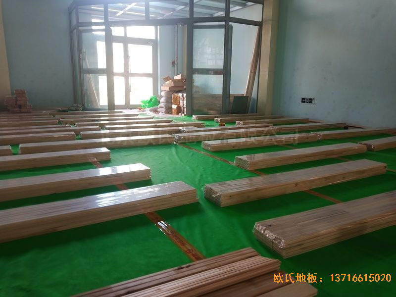 青海西寧市城西區(qū)新寧路18號中國科學(xué)院運(yùn)動(dòng)地板施工案例