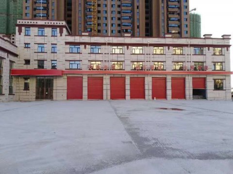 哈爾濱消防大隊訓(xùn)練館運(yùn)動地板完工效果