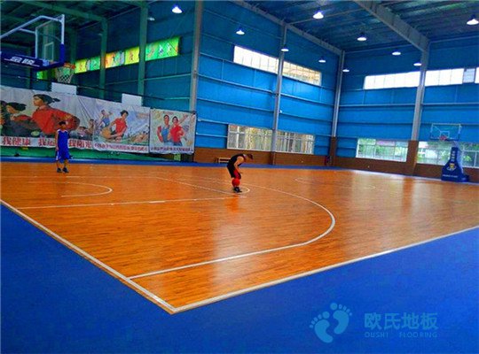 杭州懷城體育中心運(yùn)動木地板工程