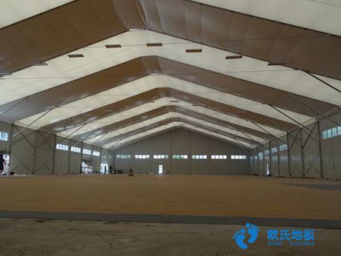 蘭州學?；@球館運動木地板