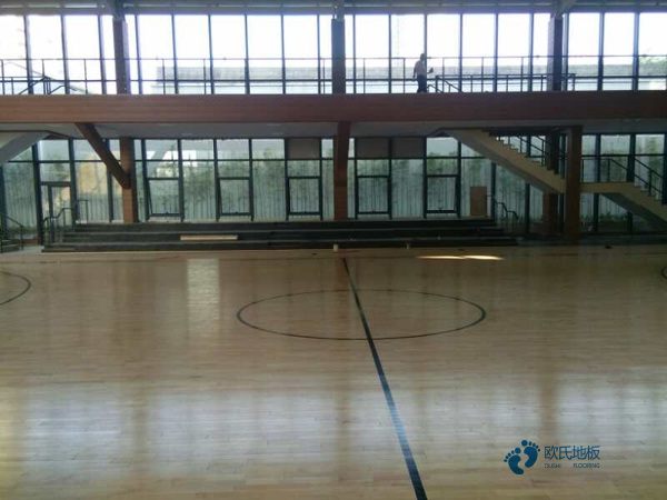 中學(xué)運(yùn)動場木地板施工方案3
